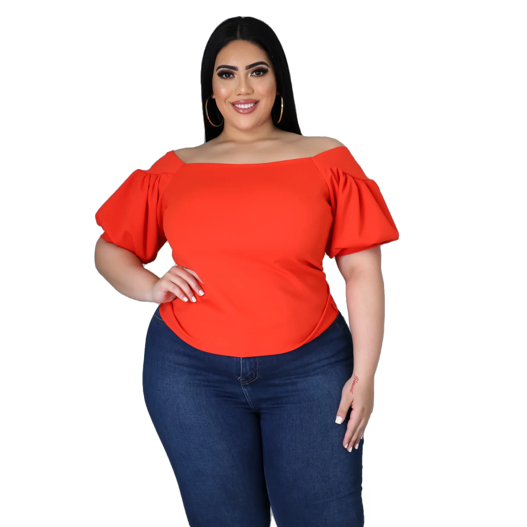 F21711A in stock summer women's plus size casual loose short-sleeved T-shirts women oversize t shirt, Orange
F21711A in stock summer women's plus size casual loose short-sleeved T-shirts women oversize t shirt, Orange