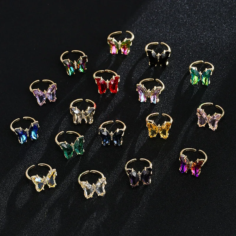 High Quality Adjustable Open Multi Color Butterfly Statement Rings For Women Ladies Kids, Multi colors
High Quality Adjustable Open Multi Color Butterfly Statement Rings For Women Ladies Kids, Multi colors