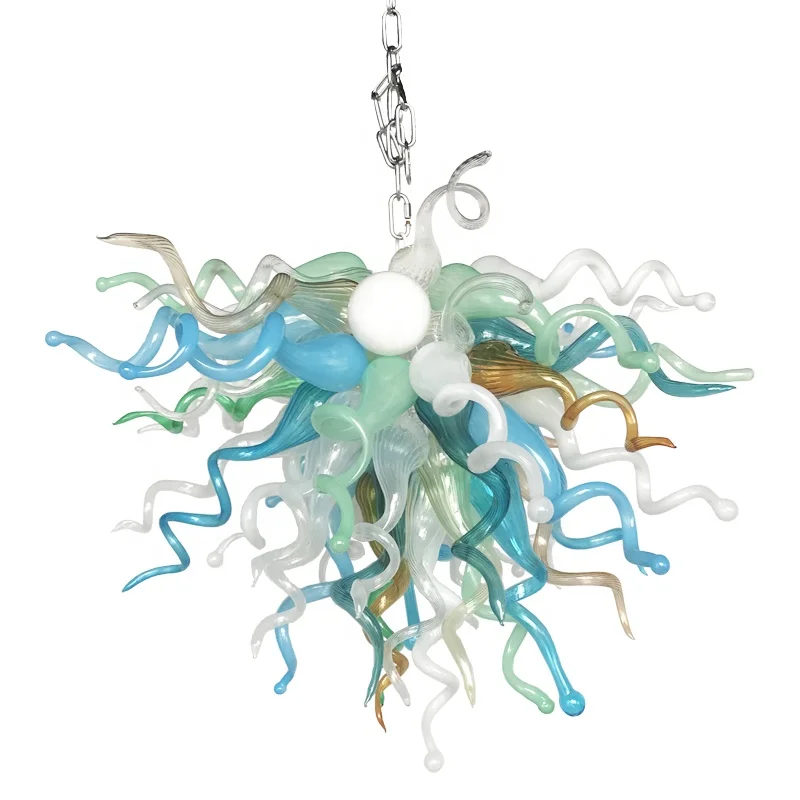 New Arrival Murano Glass Pendant Lamps Custom Multicolor 20inches LED 100% Hand Blown Glass Chandeliers Lighting
New Arrival Murano Glass Pendant Lamps Custom Multicolor 20inches LED 100% Hand Blown Glass Chandeliers Lighting
