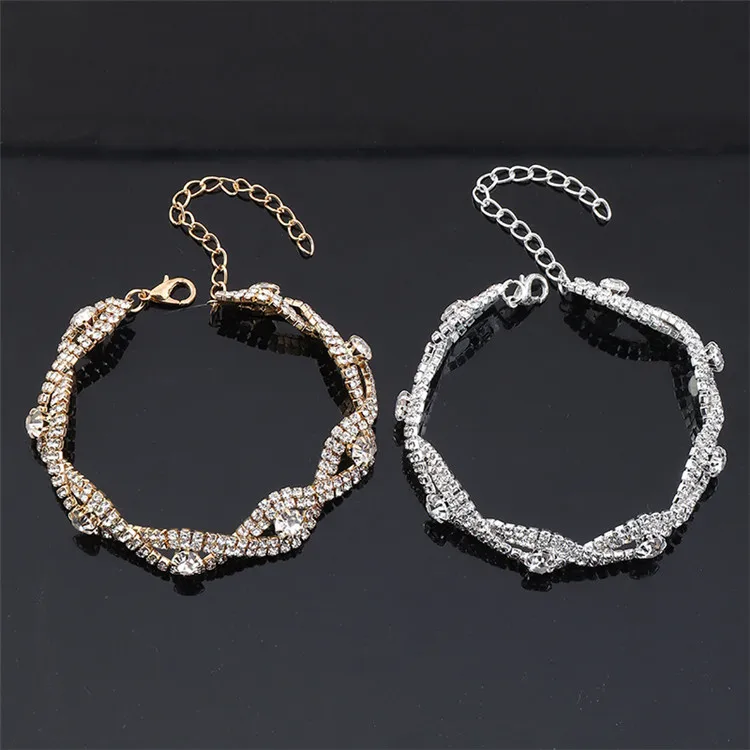 Cross-Border European And American Fashion Rhinestones Creative Simple Full Diamond Alloy Womens Bracelets Bracelet Charm, Picture shows
Cross-Border European And American Fashion Rhinestones Creative Simple Full Diamond Alloy Womens Bracelets Bracelet Charm, Picture shows