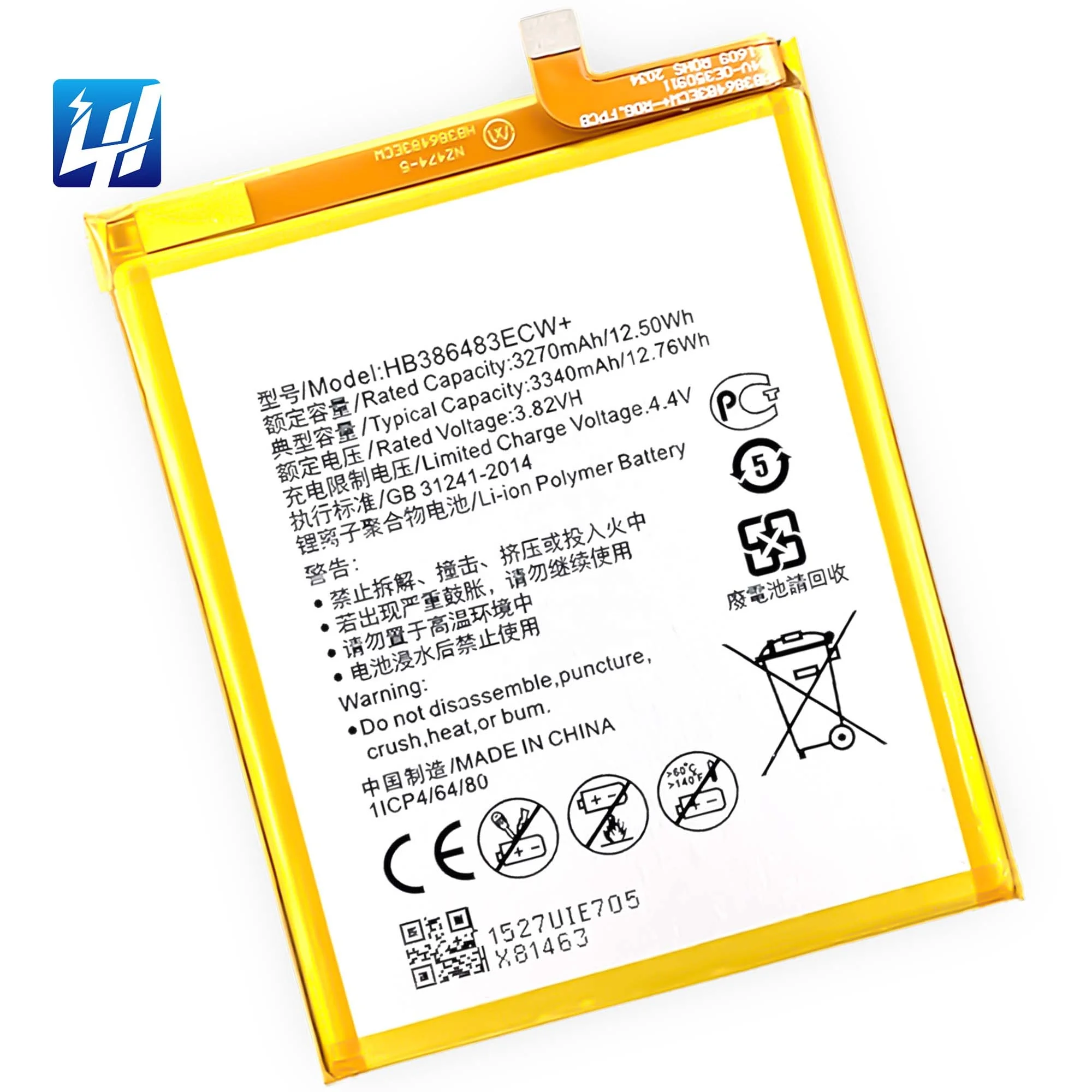 G9 Plus Honor 6X battery HB386483ECW+ OEM Standard original cell phone battery for Huawei nova plus
G9 Plus Honor 6X battery HB386483ECW+ OEM Standard original cell phone battery for Huawei nova plus