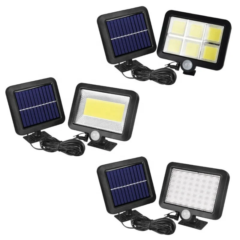 

Solar 56led induction wall lamp 100COB outdoor courtyard garage Infrared body sensor activated LED solar light