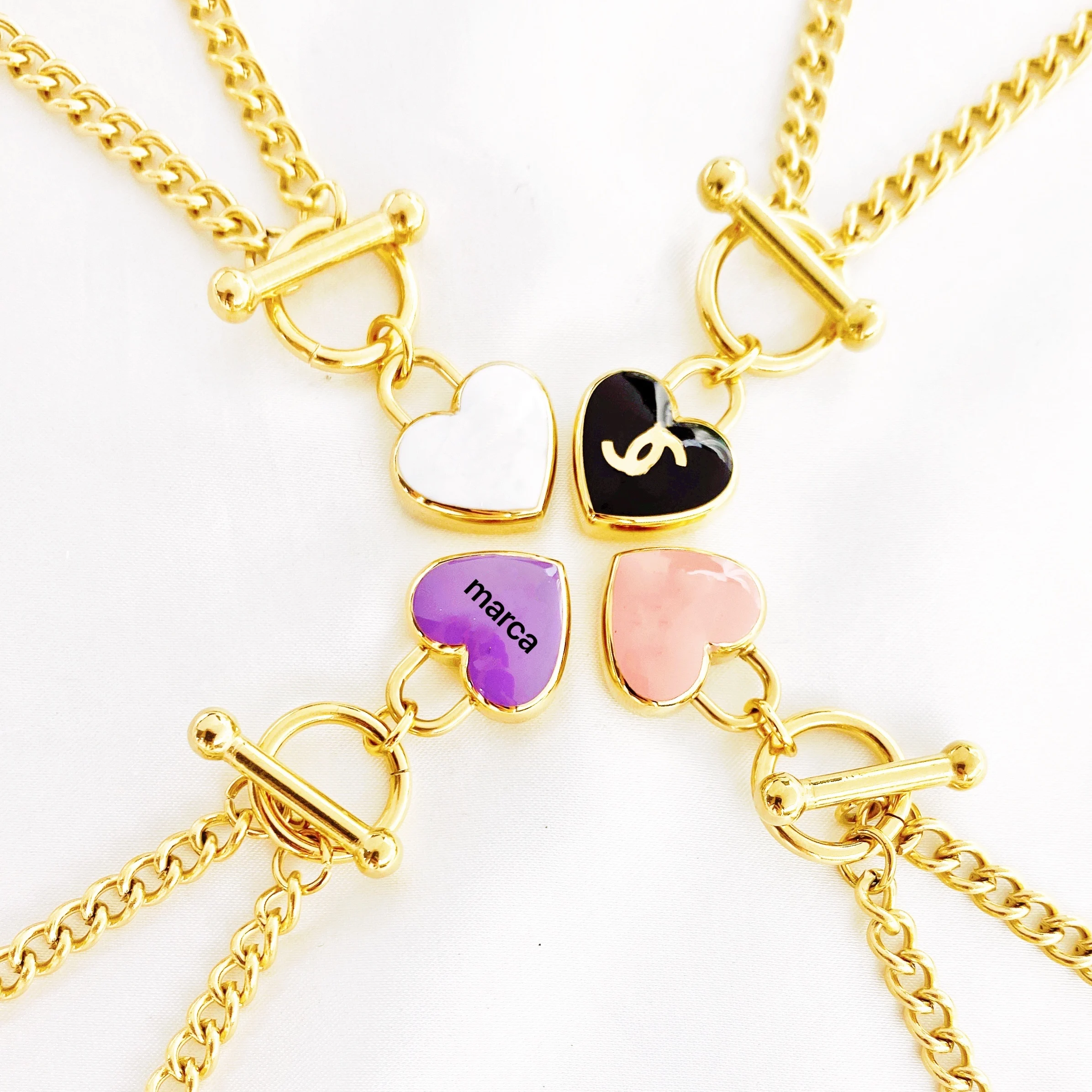 316L Stainless Steel Necklace Heart Pendants Necklace Women Jewelry Trendy Necklaces Chain Supply us and Mexico market
316L Stainless Steel Necklace Heart Pendants Necklace Women Jewelry Trendy Necklaces Chain Supply us and Mexico market