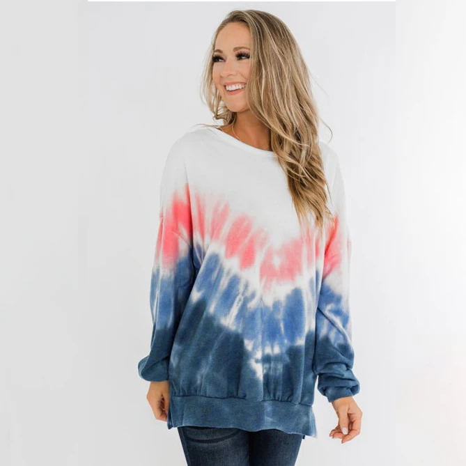 fashion newest round neck tie dye pullover womens hoodies sweatshirts with cheap price
fashion newest round neck tie dye pullover womens hoodies sweatshirts with cheap price