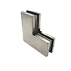 Top quality Small L Shower glass hardware tempered glass door hardware
