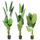 180cm Banana Bonsai Plastic Tree Plants artificial banana leaf plants Indoor Tree Artificial for wedding decoration