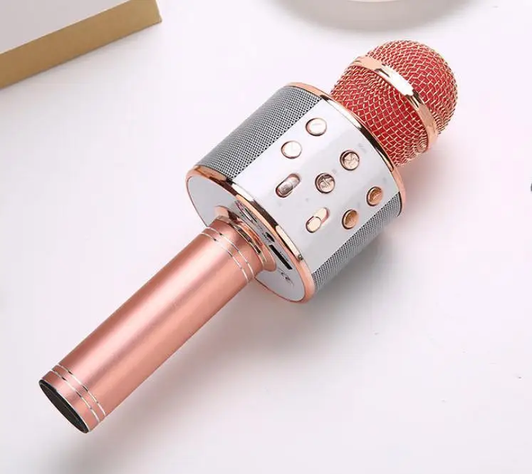 Handheld Wireless Professional Portable Karaoke Microphone KTV Mic Speaker Machine Home Party Birthday for Wireless Microphone
Handheld Wireless Professional Portable Karaoke Microphone KTV Mic Speaker Machine Home Party Birthday for Wireless Microphone