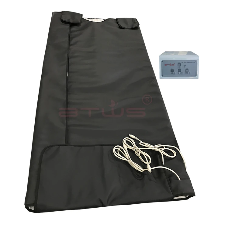 Big Size 82.6*74.8 inch Sauna Blanket Infrared Digital Body Sauna Heating Far Infrared Blanket for Relaxing, Silver / black customized
Big Size 82.6*74.8 inch Sauna Blanket Infrared Digital Body Sauna Heating Far Infrared Blanket for Relaxing, Silver / black customized