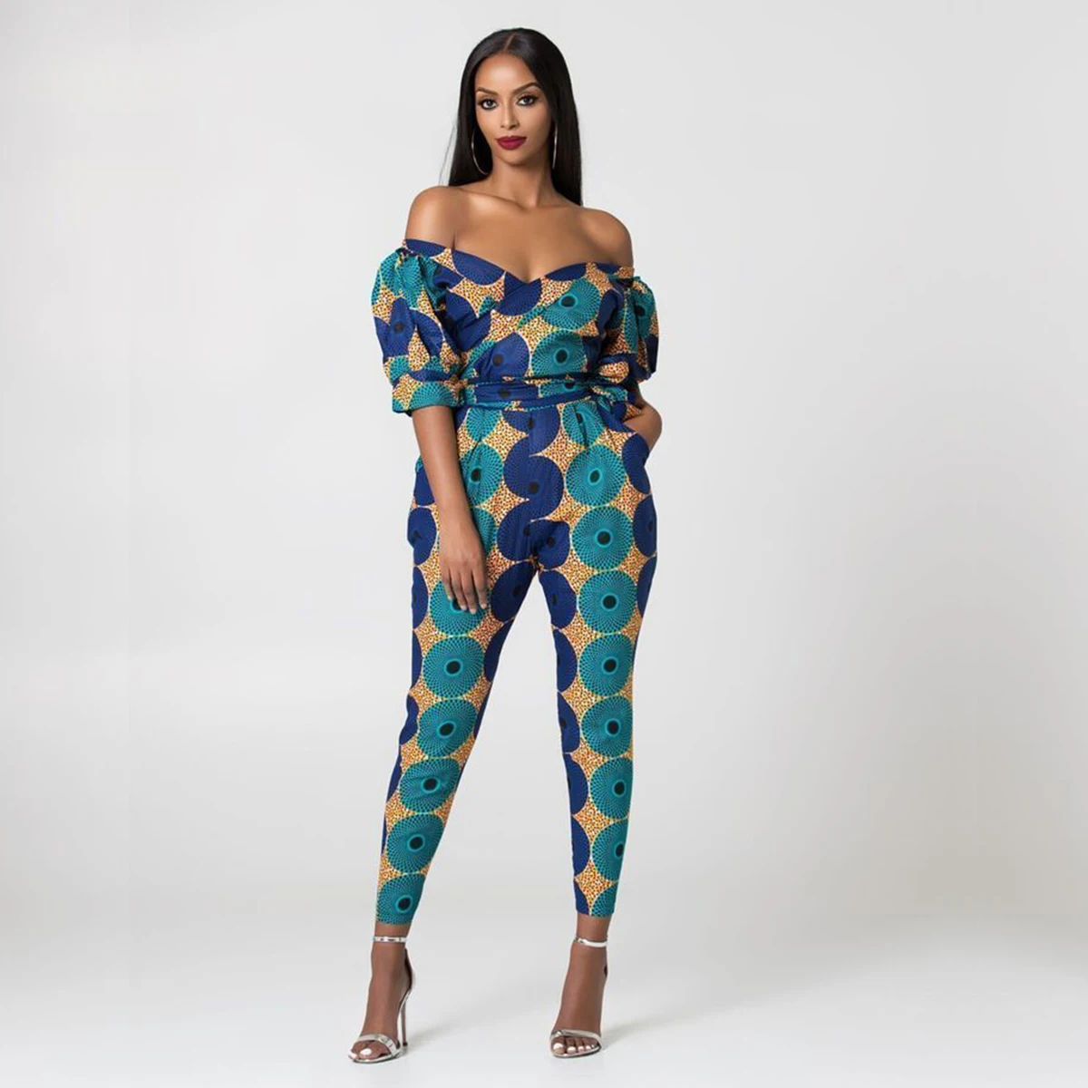 Wholesale New Women Middle Eastern African Print Off Shoulder Jumpsuits Sexy Casual Jumpsuits Long Pants
Wholesale New Women Middle Eastern African Print Off Shoulder Jumpsuits Sexy Casual Jumpsuits Long Pants
