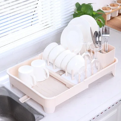 High Quality Extendable Dish Drying Rack with Drain Outlet Connect Adjustable 3-Piece Dishrack Green, Customized color
High Quality Extendable Dish Drying Rack with Drain Outlet Connect Adjustable 3-Piece Dishrack Green, Customized color