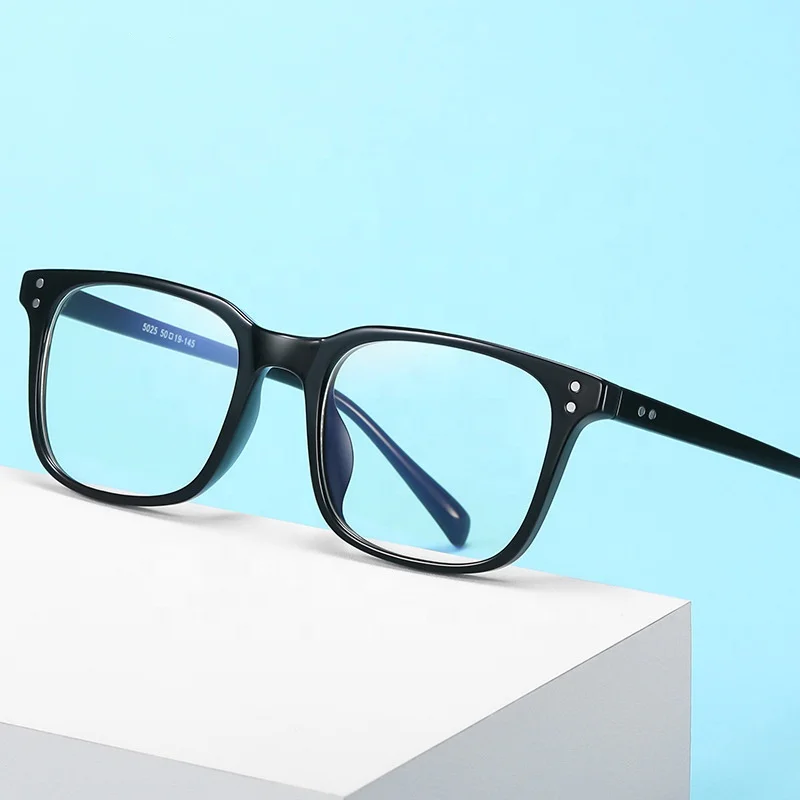 Eyewear 5025 High Quality Anti Blue Light Blocking Optical Glasses Vintage Flexible TR90 Rivet Square Frames Computer Eyeglasses
Eyewear 5025 High Quality Anti Blue Light Blocking Optical Glasses Vintage Flexible TR90 Rivet Square Frames Computer Eyeglasses