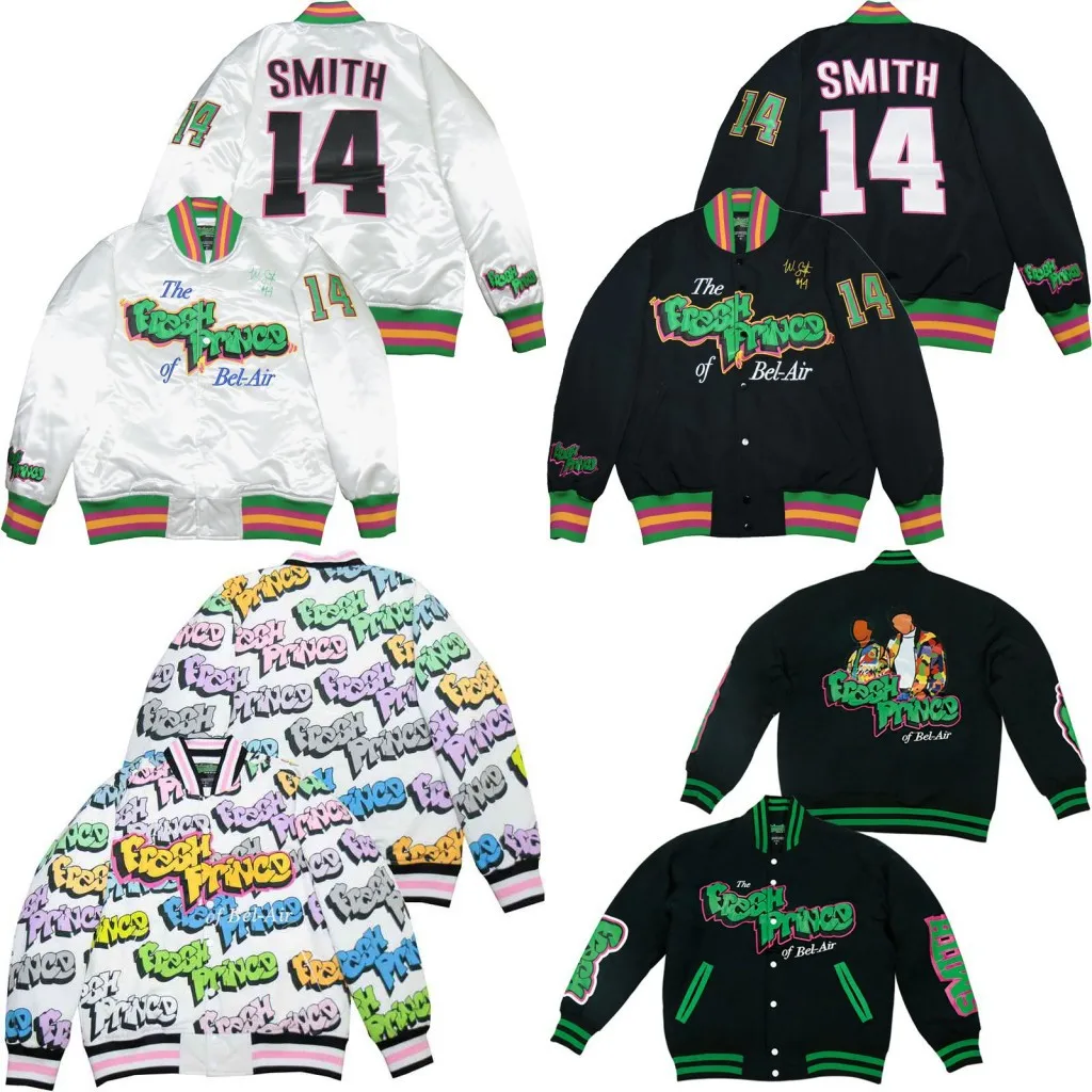 Movie The Prince Bel Air Will Smith Jacket Fashion Mens Long Sleeve Winter Embroidery Basketball Coat Wholesale
Movie The Prince Bel Air Will Smith Jacket Fashion Mens Long Sleeve Winter Embroidery Basketball Coat Wholesale