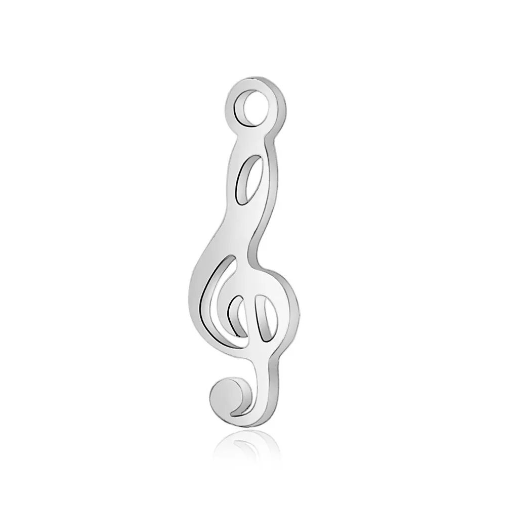 Music Notes Shaped Stainless Steel Mirror Polish Customized Pendant For DIY Accessories Jewelry 
Music Notes Shaped Stainless Steel Mirror Polish Customized Pendant For DIY Accessories Jewelry