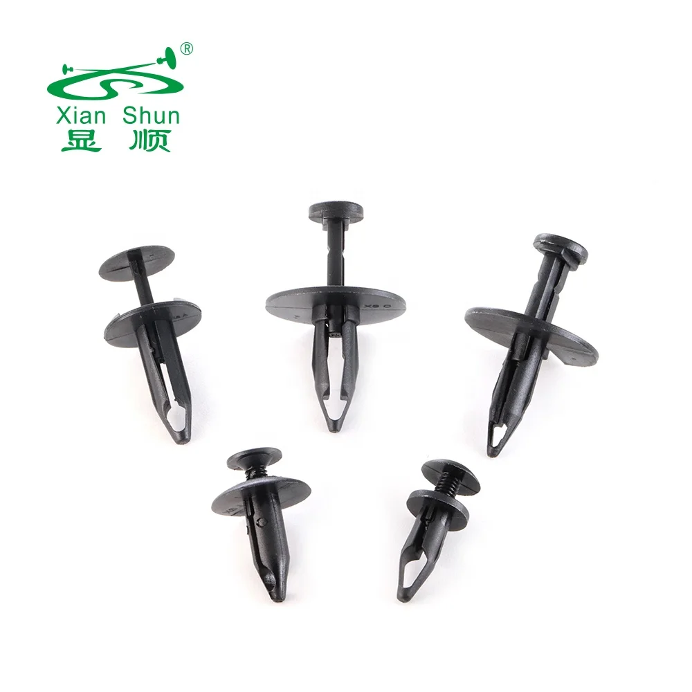 Xian Shun Automobile fasteners manufacturer custom Push type rivet plastic car clip