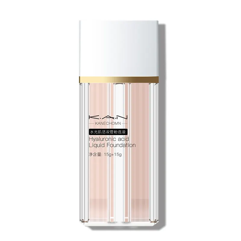 New arrival all skin type matte & moisturizing foundation makeup liquid BB cream foundation powder double bottle in one piece
New arrival all skin type matte & moisturizing foundation makeup liquid BB cream foundation powder double bottle in one piece