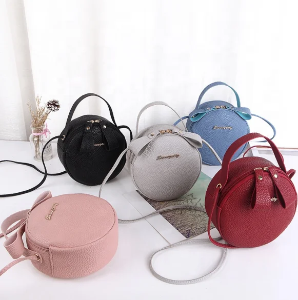 Casual Bolsa Feminina makeup pu leather crossbody round handbags mini shoulder bag for women, Customizable
Casual Bolsa Feminina makeup pu leather crossbody round handbags mini shoulder bag for women, Customizable