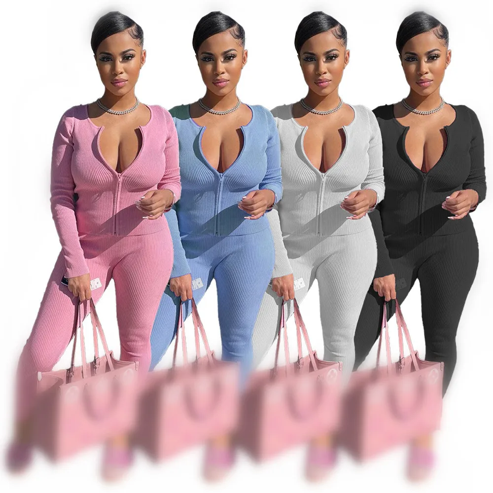 clothes two piece pants sets knit set women clothing winter warm jackets zipper design pants suits solid color
clothes two piece pants sets knit set women clothing winter warm jackets zipper design pants suits solid color