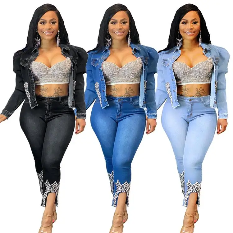 2021 Spring Hot Sale Fashion Women Patchwork Short Long Sleeve Jean Jacket With Rivets And Zippers
2021 Spring Hot Sale Fashion Women Patchwork Short Long Sleeve Jean Jacket With Rivets And Zippers