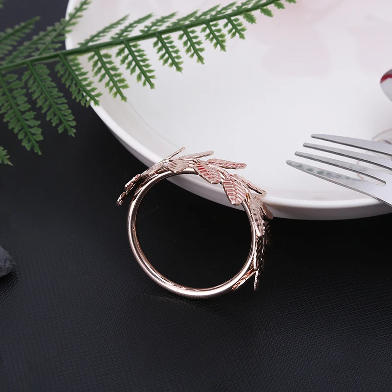 Fashion cheap fashion fancy decorative custom wedding elegant napkin rings, Rose gold
Fashion cheap fashion fancy decorative custom wedding elegant napkin rings, Rose gold