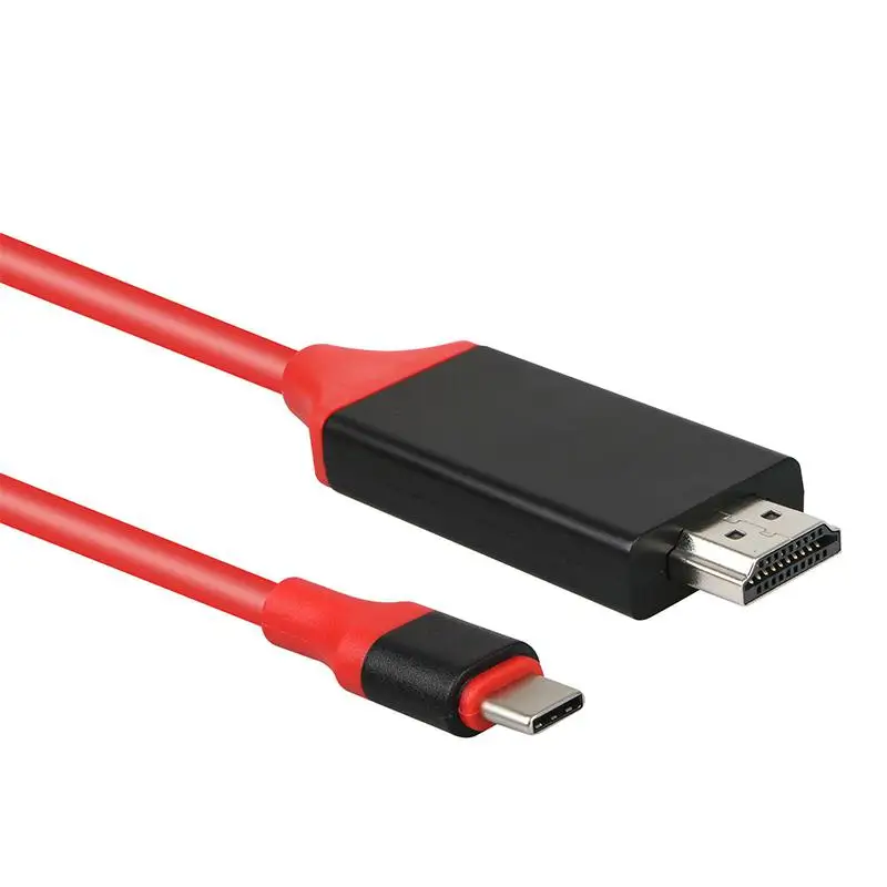 Type C to HDMI Cable USB C HDMI Cable Converter USB 3.1 4K 30Hz HD Extend Adapter for Macbook Samsung, Red/black/white
Type C to HDMI Cable USB C HDMI Cable Converter USB 3.1 4K 30Hz HD Extend Adapter for Macbook Samsung, Red/black/white