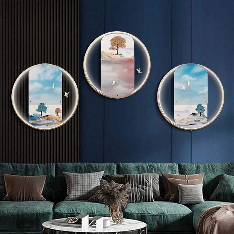 Nordic Style Home Living Room Decoration Wall Art Landscape Painting With Led Light
Nordic Style Home Living Room Decoration Wall Art Landscape Painting With Led Light