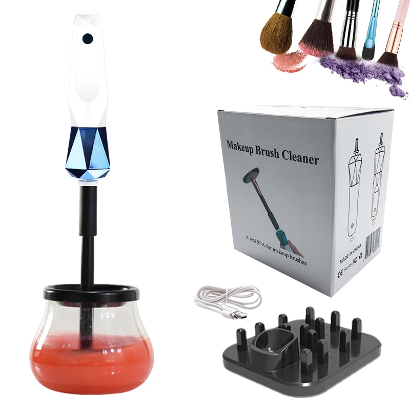 2021 New Arrive Make Up Brush Automatic Cleaner and Dryer Machine 13 Rubber Holders Makeup Brush Cleaner, Silver, blue, gold
2021 New Arrive Make Up Brush Automatic Cleaner and Dryer Machine 13 Rubber Holders Makeup Brush Cleaner, Silver, blue, gold