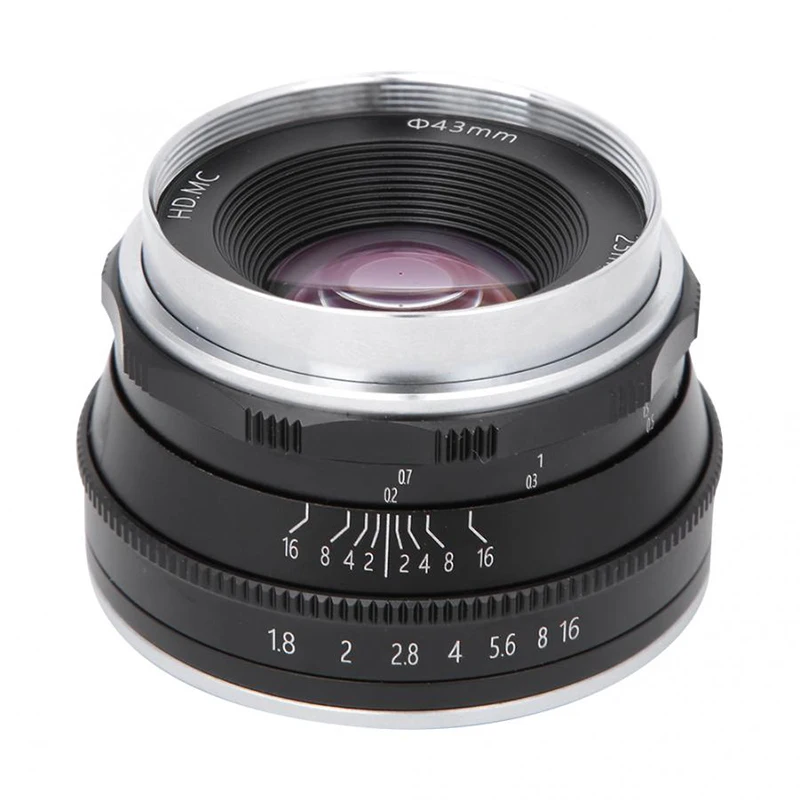 

APS-C Camera Lens 25mm F1.8 Prime Lens To All Single Series for E Mount Canon EOS-M Mout Micro 4/3 Camera A7 A7II A7R