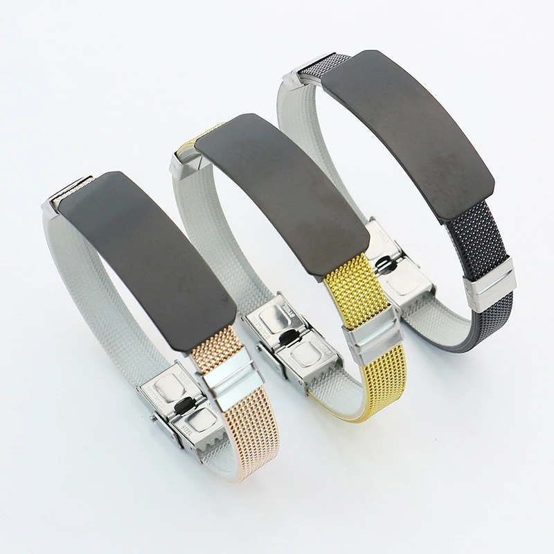 Mesh Band Heavy Metal Adjustable Bangle Metal Casual Jewelry Bracelets Stainless Steel Men Steel Bangle, Black,gold,rose gold
Mesh Band Heavy Metal Adjustable Bangle Metal Casual Jewelry Bracelets Stainless Steel Men Steel Bangle, Black,gold,rose gold