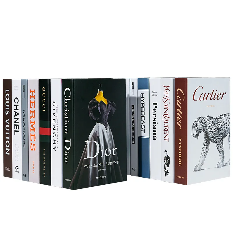 Foldable Fake Book Decoration Creative Fashion Brand Cafe Hotel Home Decor Room dummy faux books display Decorative Books
Foldable Fake Book Decoration Creative Fashion Brand Cafe Hotel Home Decor Room dummy faux books display Decorative Books