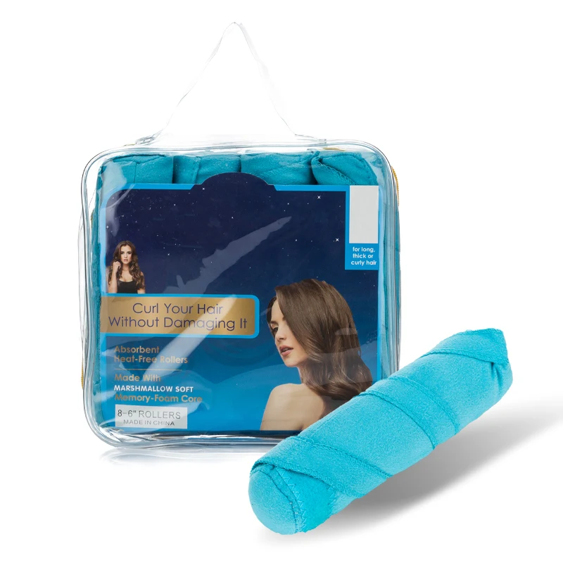 Sponge hair curlers eight sets of long-haired girls home DIY curling tools convenient and simple operation, Transparency
Sponge hair curlers eight sets of long-haired girls home DIY curling tools convenient and simple operation, Transparency