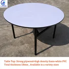 Factory wholesale folding round hotel banquet table for dinner