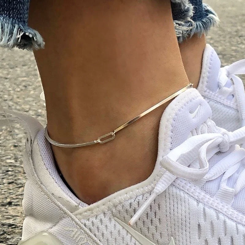 Casual Sporty Chain Anklets Foot Jewelry Gold Plated 316L Stainless Steel Anklets For Women
Casual Sporty Chain Anklets Foot Jewelry Gold Plated 316L Stainless Steel Anklets For Women