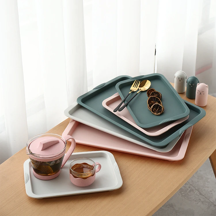 Home decoration restaurant kitchen non-slip large size cake tea fast food service plastic tray, White, pink, dark green
Home decoration restaurant kitchen non-slip large size cake tea fast food service plastic tray, White, pink, dark green