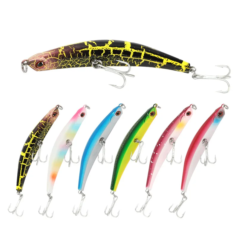 Floating Pencil fishing lures Hard Baits Bending shape lure high carbon Hook lure for Sea bass
Floating Pencil fishing lures Hard Baits Bending shape lure high carbon Hook lure for Sea bass