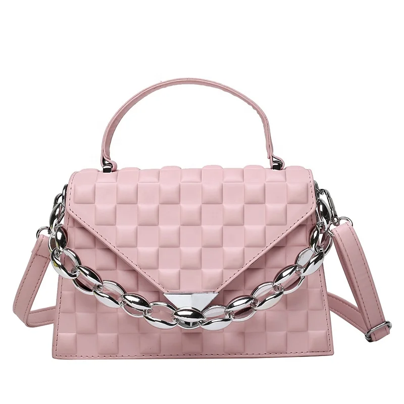 2021 Fashion American Style Ladies Handbags Cross Shoulder Thick Chain Handle Bags Women Custom Embossed Leather Bag
2021 Fashion American Style Ladies Handbags Cross Shoulder Thick Chain Handle Bags Women Custom Embossed Leather Bag