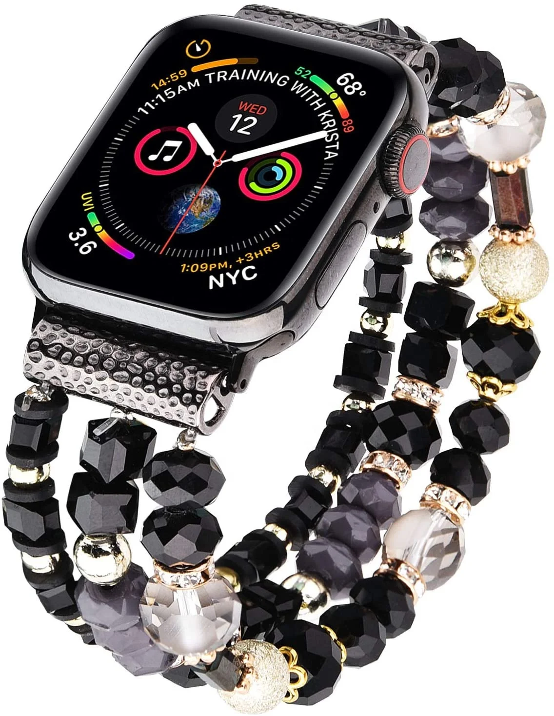 Pearl Bracelet 40mm for Apple Watch Band 38mm Series 6 5 Women Fashion Handmade Elastic Stretch Beaded Replacement for iWatch
Pearl Bracelet 40mm for Apple Watch Band 38mm Series 6 5 Women Fashion Handmade Elastic Stretch Beaded Replacement for iWatch