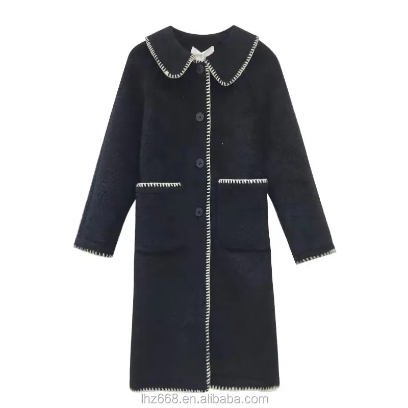 Latest Design Custom Long Ladies Winter Fleece Woman Wool Cashmere Coats With Luxury Quality
Latest Design Custom Long Ladies Winter Fleece Woman Wool Cashmere Coats With Luxury Quality
