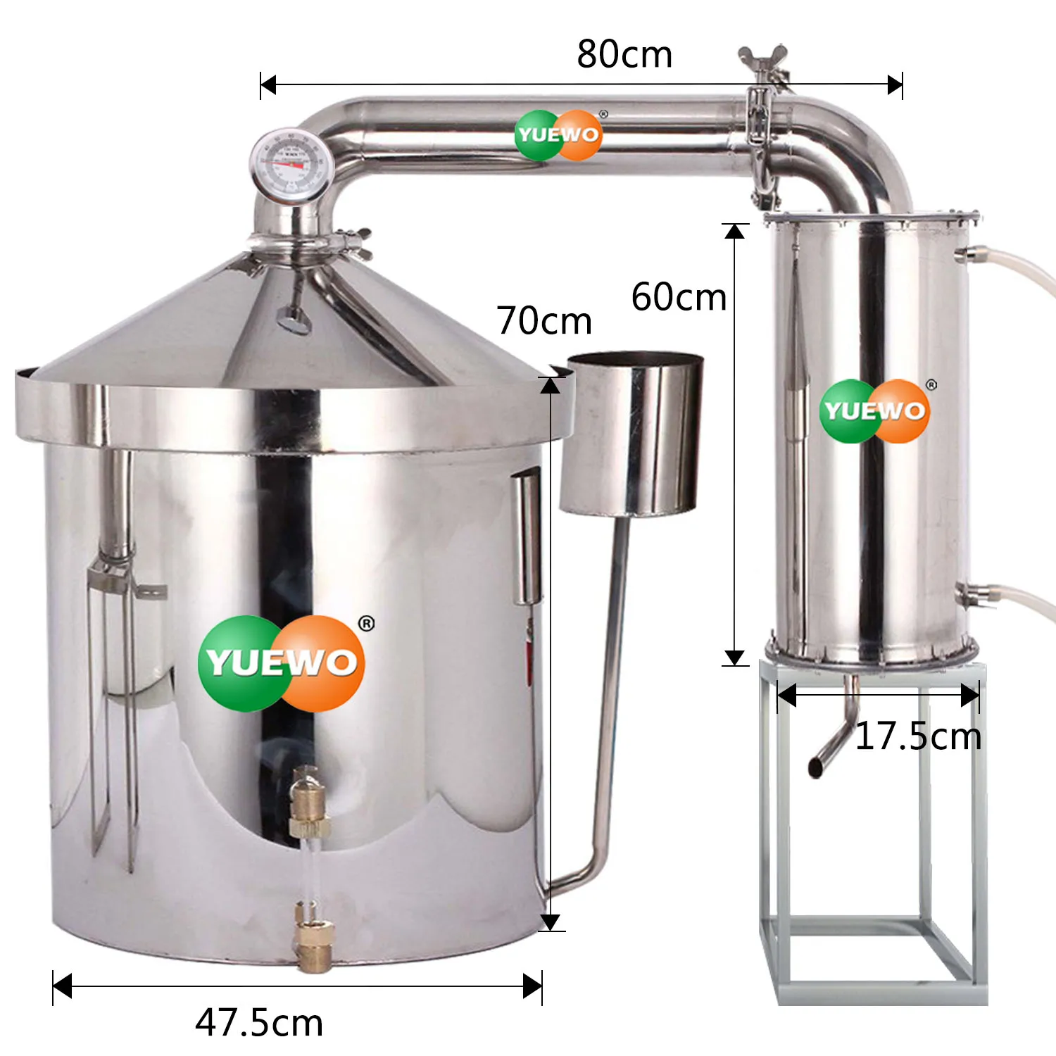 120l Alcohol Distillation Machine Rice Wine Making Machine Wine Making
