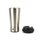 Electric Travel Coffee Cup Stainless Steel Double Walled Mug With Lid