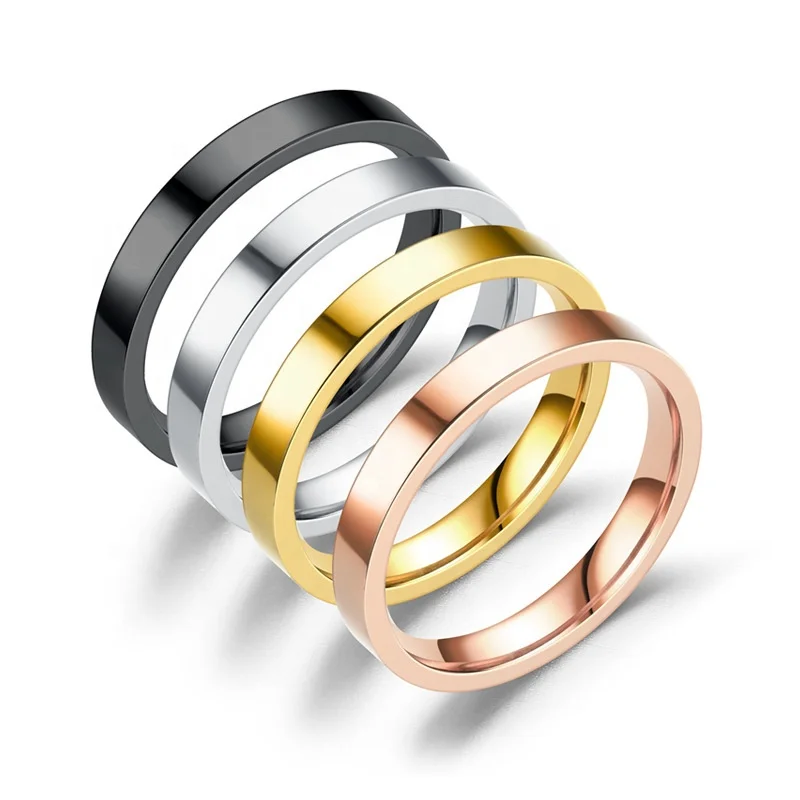 Factory Wholesale Jewelry Fashion Simple Gold Plated Stainless Steel Minimal Women Korean 3mm Thin Hoop Finger Rings
Factory Wholesale Jewelry Fashion Simple Gold Plated Stainless Steel Minimal Women Korean 3mm Thin Hoop Finger Rings