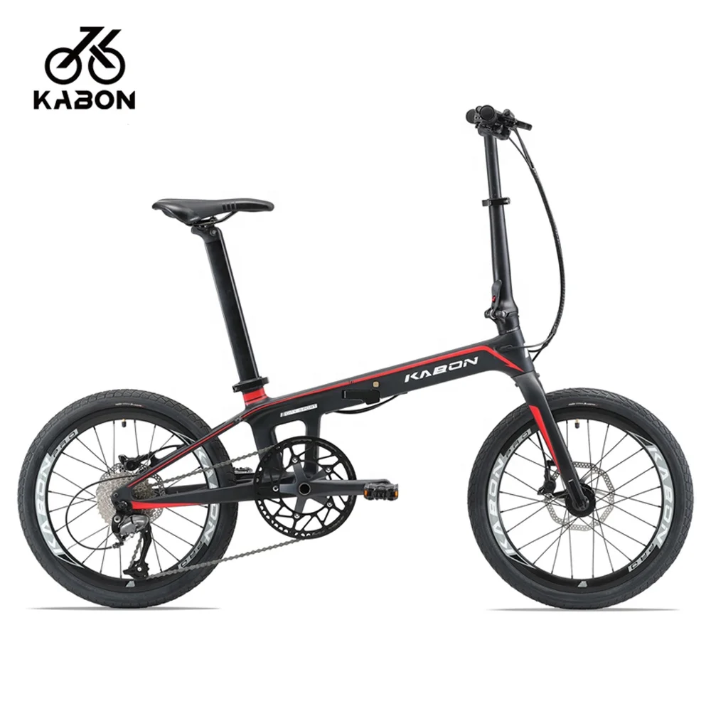 KABON Factory 20 inch Carbon Fiber Frame Portable Folding Bikes Mini Fixed 9 Gear City Foldable Bicycle for Adults, Black red/black blue/black/chameleon
KABON Factory 20 inch Carbon Fiber Frame Portable Folding Bikes Mini Fixed 9 Gear City Foldable Bicycle for Adults, Black red/black blue/black/chameleon