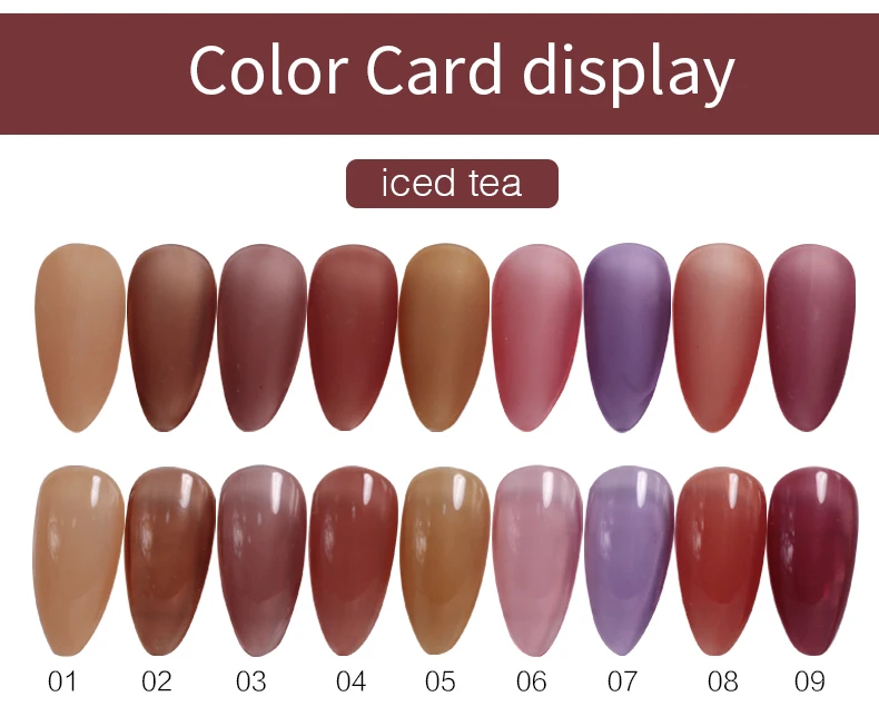 Best Iced Tea Gel Nail Polish 2021 Hot Popular Beauty Personal Care Nail Supplies Nail Painting UV Gel
Best Iced Tea Gel Nail Polish 2021 Hot Popular Beauty Personal Care Nail Supplies Nail Painting UV Gel