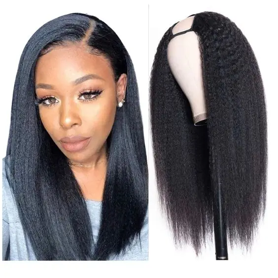 YVONNE High Quality 100% Remy Brazilian Human Hair Kinky Straight fashion U Part wigs For Black Women Natural Color
YVONNE High Quality 100% Remy Brazilian Human Hair Kinky Straight fashion U Part wigs For Black Women Natural Color