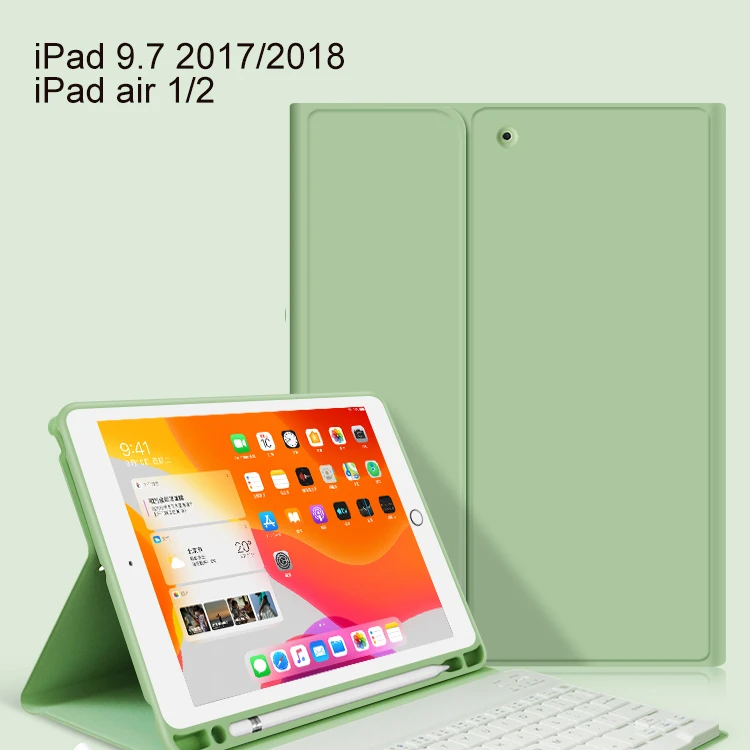 For 2017 2018 New iPad 9.7 Keyboard Leather Case Cover Detachable Wireless Keyboard for Apple iPad, Multi-colors
For 2017 2018 New iPad 9.7 Keyboard Leather Case Cover Detachable Wireless Keyboard for Apple iPad, Multi-colors