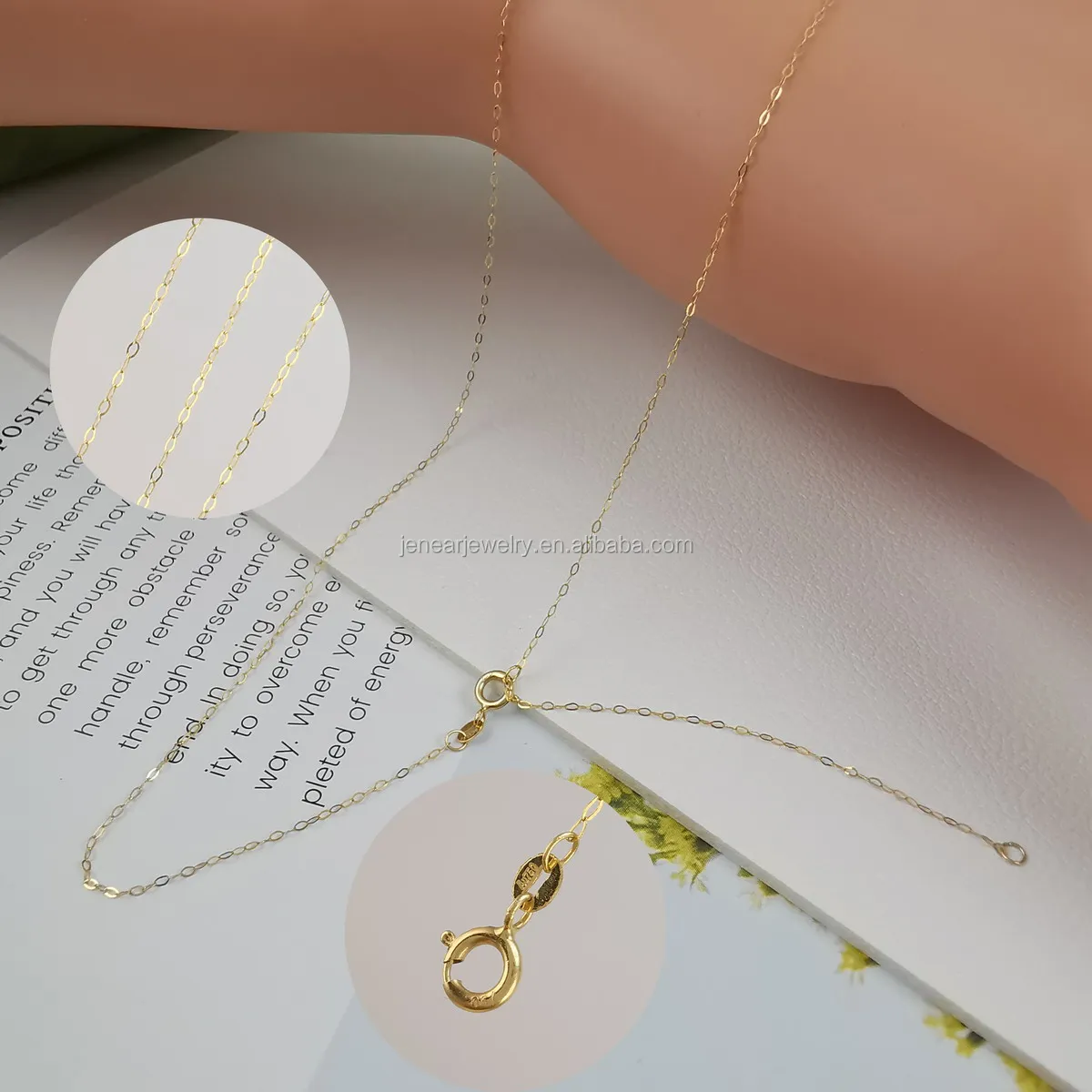Genuine 18K solid real gold chain necklace O shape cross AU750 necklace fully gold chain 1.0mm width
Genuine 18K solid real gold chain necklace O shape cross AU750 necklace fully gold chain 1.0mm width