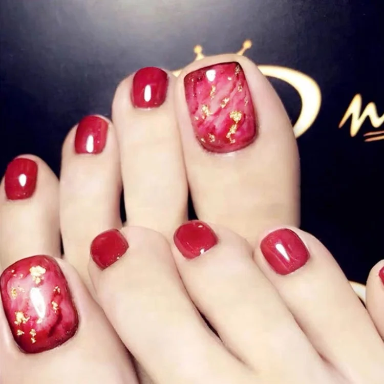Summer Glitter Smudged Toe Nail Patch Short Red Cat's Eye Toe Nail Stickers Fashion Women's Toe Nail Patch, Picture
Summer Glitter Smudged Toe Nail Patch Short Red Cat's Eye Toe Nail Stickers Fashion Women's Toe Nail Patch, Picture