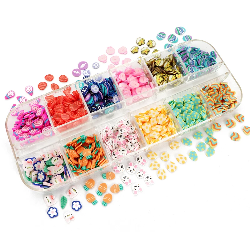 Nail Art 3D Decoration For Easter Broken Chicken Easter Eggs Rabbit Polymer Clay Slices Nail Design Sheet Accessory Tool
Nail Art 3D Decoration For Easter Broken Chicken Easter Eggs Rabbit Polymer Clay Slices Nail Design Sheet Accessory Tool
