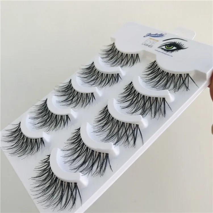 Clear Band Natural Style False Eyelashes Hot Sale Cheap Lashes Wispy Style Eyelash 5 Pairs Packaging Box Custom Logo Samples
Clear Band Natural Style False Eyelashes Hot Sale Cheap Lashes Wispy Style Eyelash 5 Pairs Packaging Box Custom Logo Samples