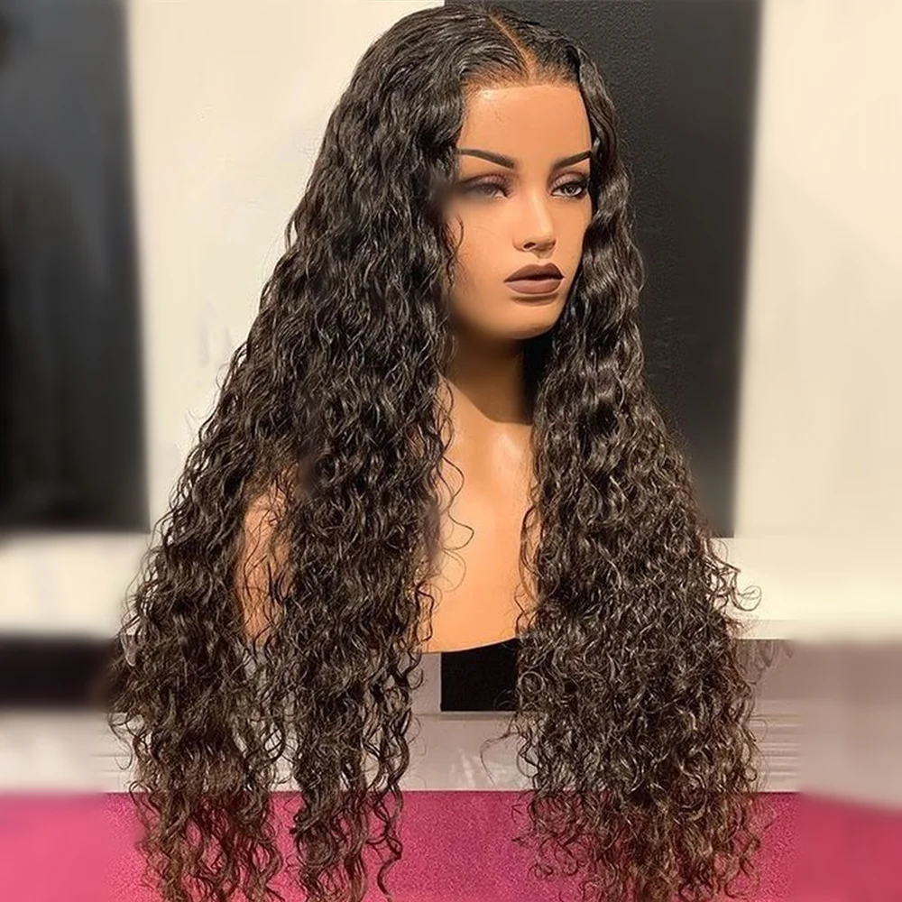 Brazilian Water Wave Human Hair Wigs Pre Plucked Wet Remy 4x4 5x5 Hd Lace Closure Front Wigs, Natural colors
Brazilian Water Wave Human Hair Wigs Pre Plucked Wet Remy 4x4 5x5 Hd Lace Closure Front Wigs, Natural colors