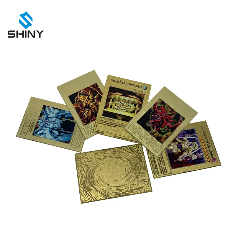 NEW YU GI OH Gold Metal Card Japanese Golden Forbidden One Exodia Eye White Dragon VOL Edition
NEW YU GI OH Gold Metal Card Japanese Golden Forbidden One Exodia Eye White Dragon VOL Edition